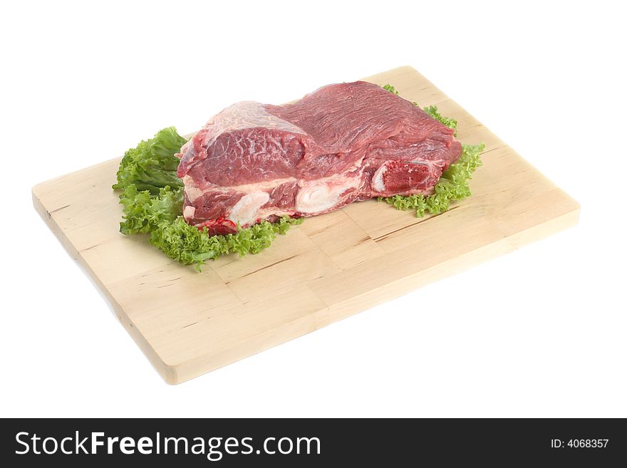 Fresh Beef On A Board