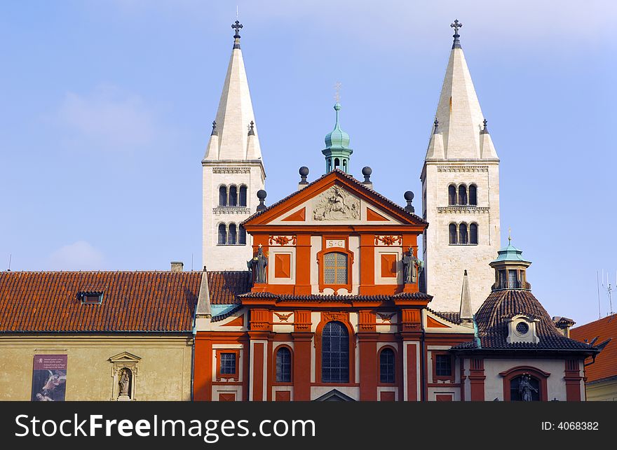 Czech Republic, Prague: facades of the ancient city