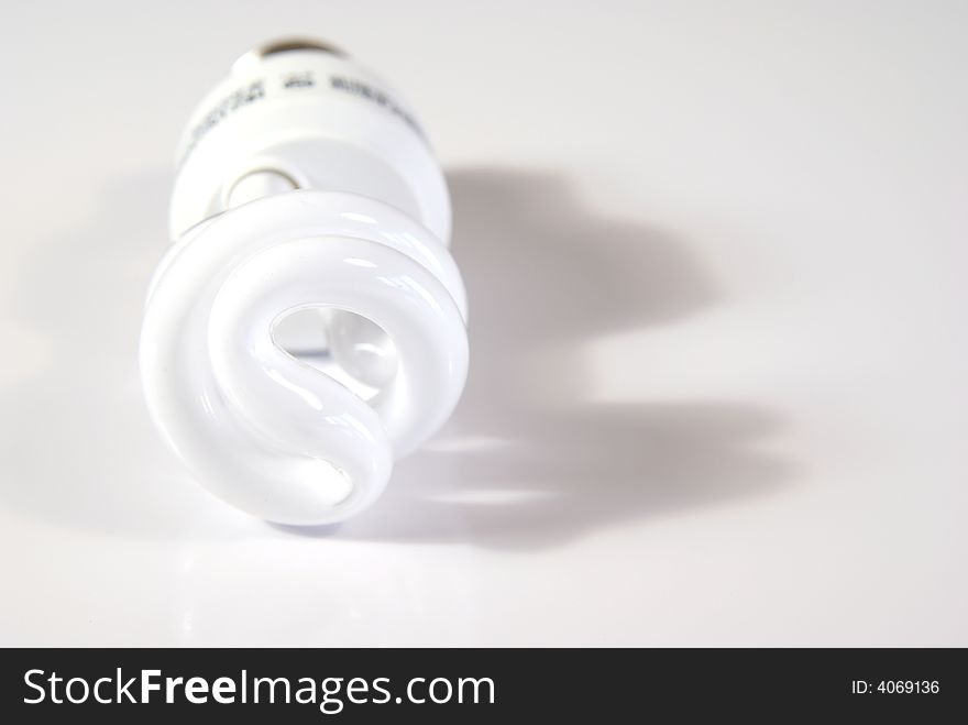Energy efficient lightbulb with interesting shadow