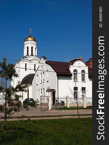 Church of st. vladimir on sunny summer day