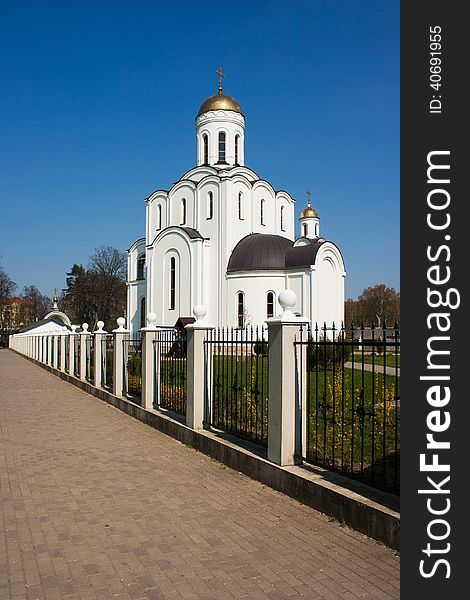 Church of st. vladimir on sunny summer day