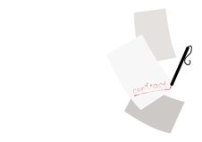 Contract Conception Royalty Free Stock Photography