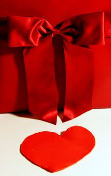 Valentines Red Hot Gift Royalty Free Stock Images