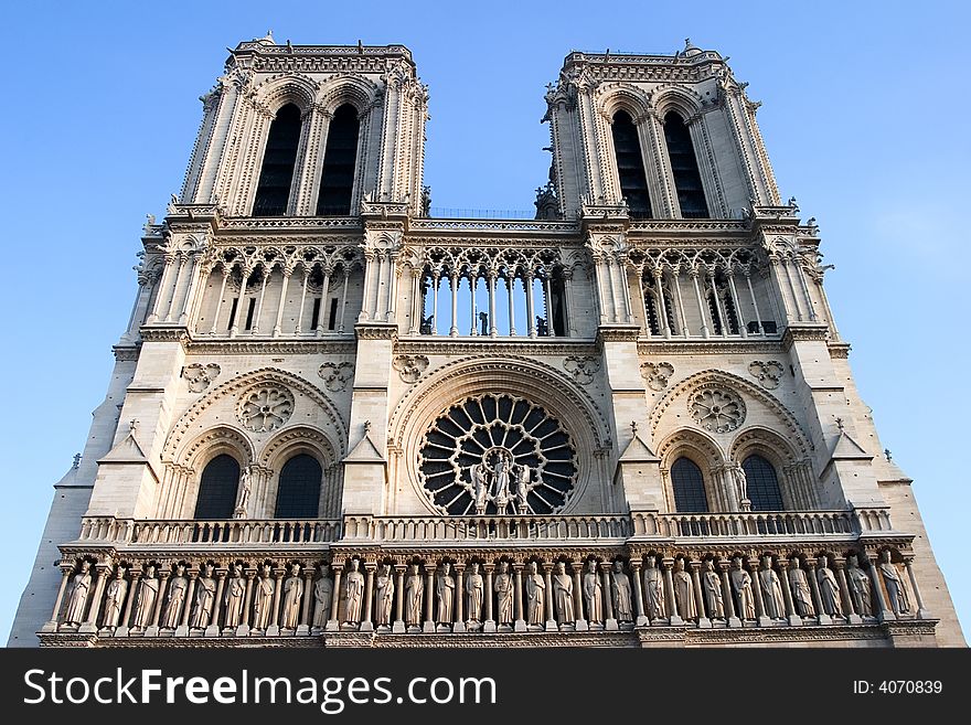 Notre Dame church, monument from paris