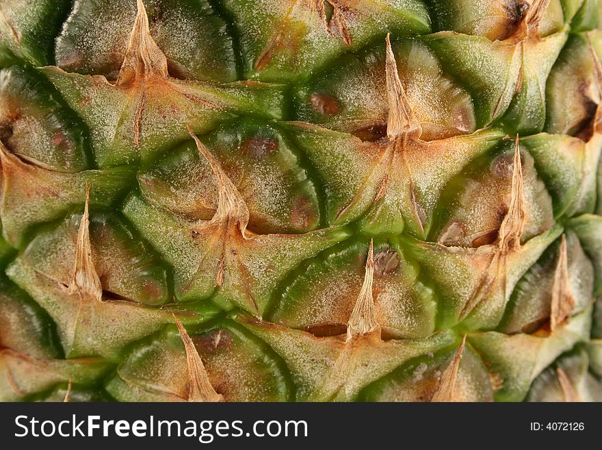 Pineapple Skin Macro Background