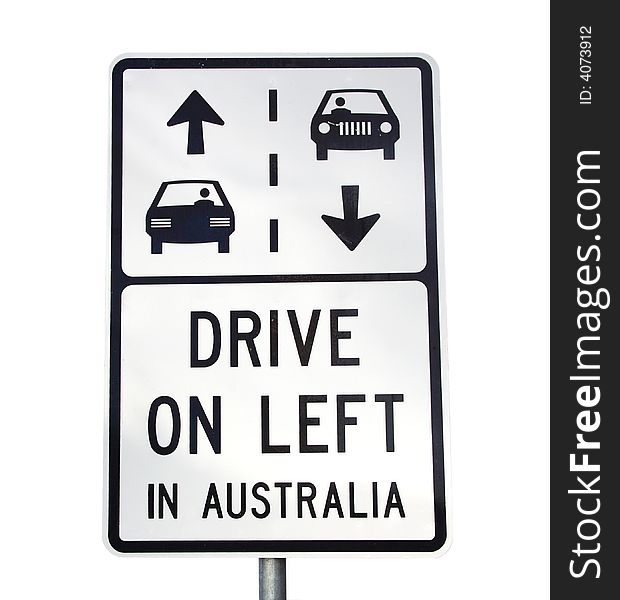 Australian road sign, located at scenic lookouts on the Great Ocean Road. Australian road sign, located at scenic lookouts on the Great Ocean Road.