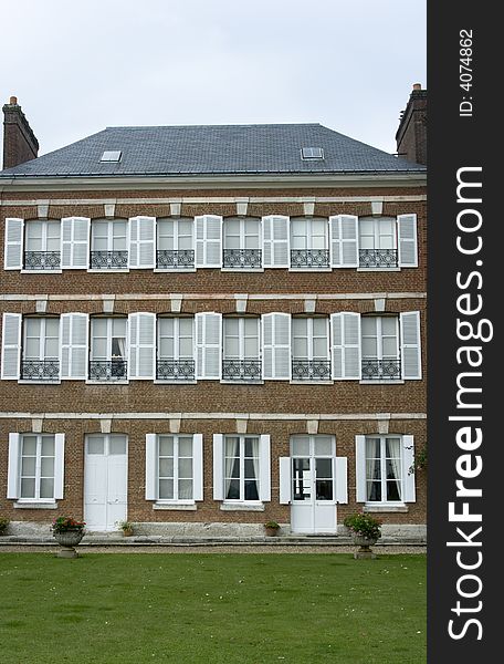 Classical Brick residence in the upper Normandy area of Fracne. Classical Brick residence in the upper Normandy area of Fracne