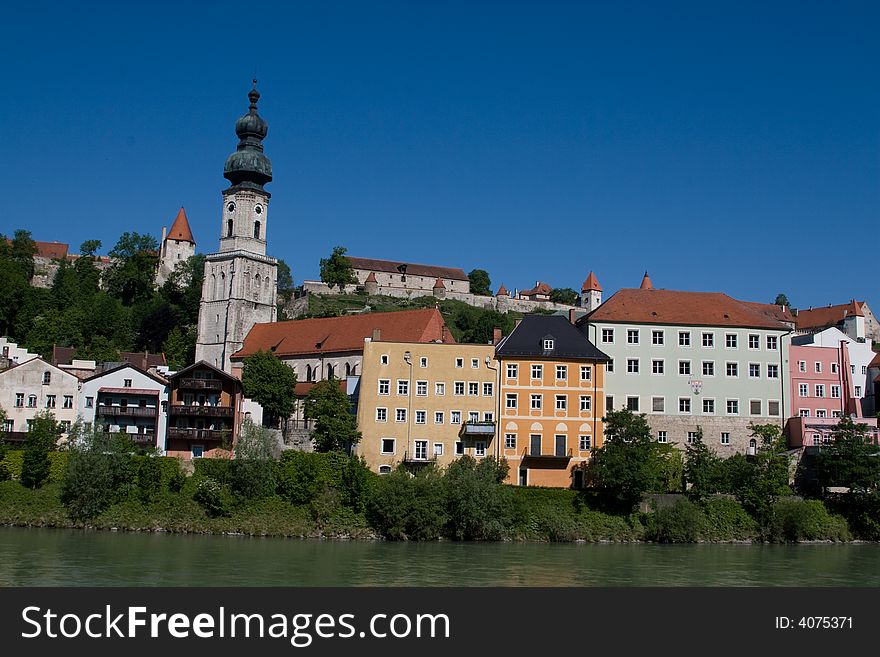 The old city of Burghausen