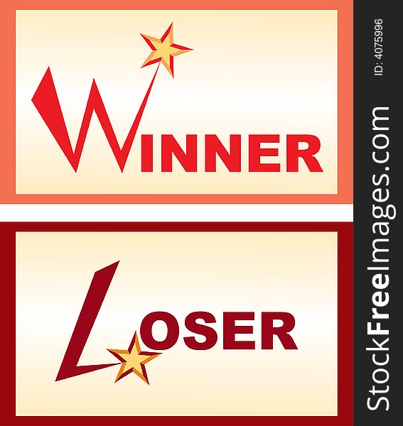 Button - Winner Abd Loser