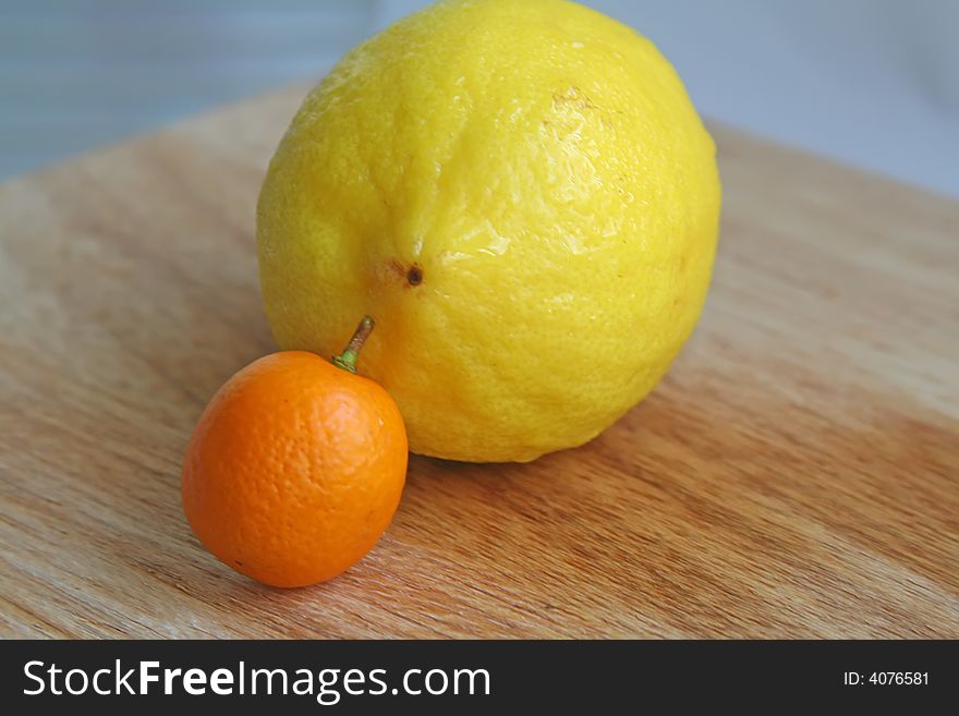 Citrusy goodnes - lemon and kumquat. Citrusy goodnes - lemon and kumquat