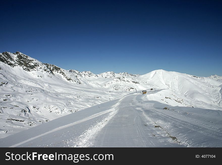 French Alps in winter 2006. French Alps in winter 2006