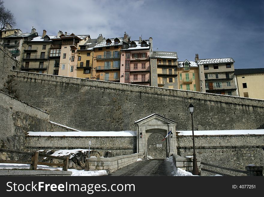 Briancon old town, French Alps