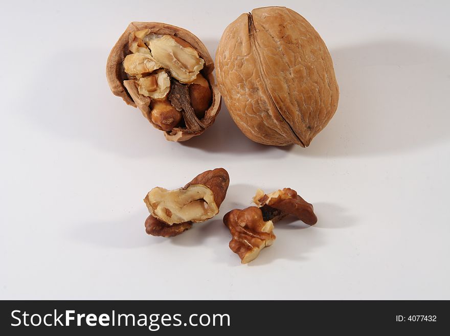 Nuts isolated on a background