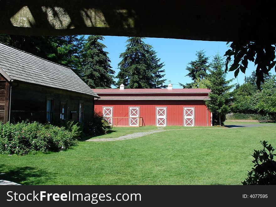 Hidden antique cabin and barn restored along with the surrounding garden