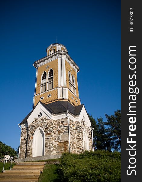 Stack from the biggest wooden church