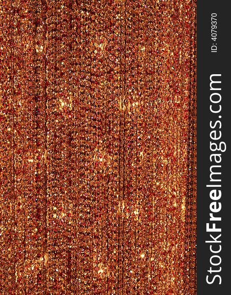 Abstract brown crystal background or texture