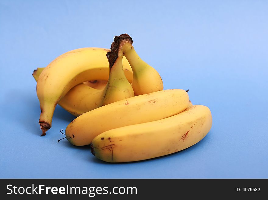 Bananas On Blue