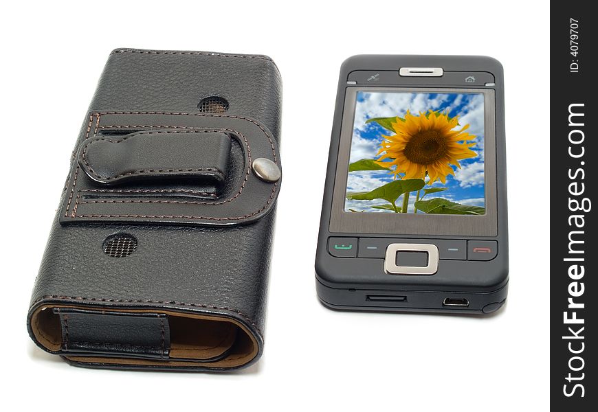 Case Smartphone And Sunflower