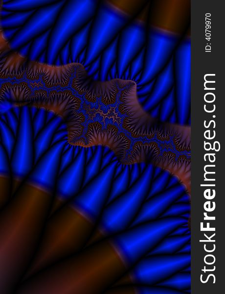 Close Up Hairs fractal generated background image