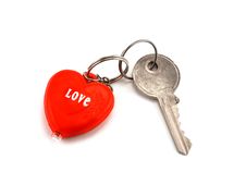 Key To Her Heart Stock Image Key To Her Heart Stock Image
