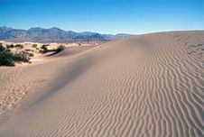 Mesquite Flat Dunes, Death Valley Stock Photography