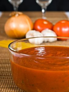 Spaghetti Sauce & Ingredients Stock Photography Spaghetti Sauce & Ingredients Stock Photography