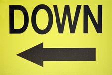 Down Stock Image Down Stock Image