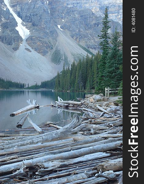 Moraine Lake at Dusk - Banff National Park, Canada