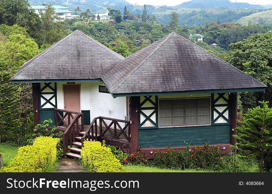 This is one of the cottage house in the middle of the mountain