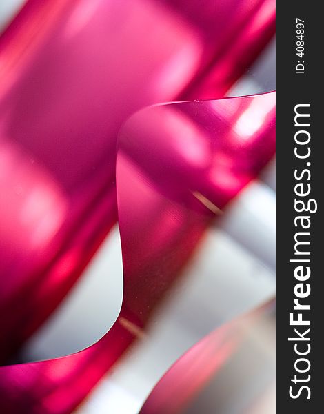 Red Glass Blurred Abstract Background