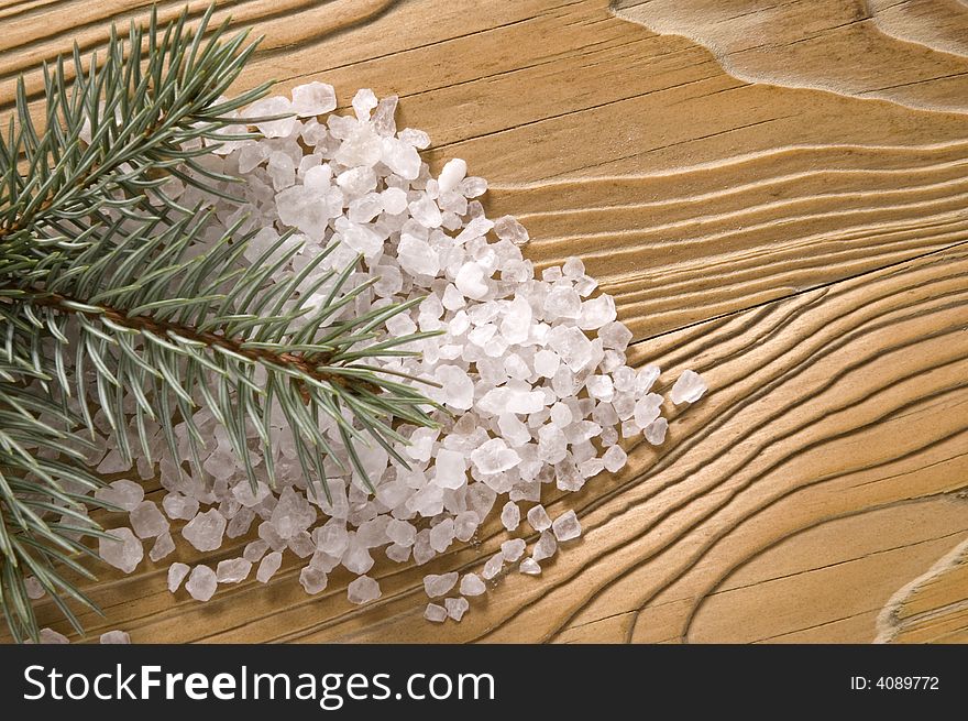 Pine bath items. alternative medicine