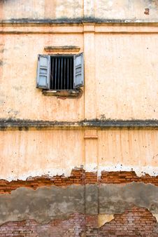 Building With Window And Decayed Wall Stock Photography Building With Window And Decayed Wall Stock Photography