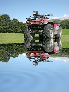 All Terrain Quad Bike Royalty Free Stock Photography