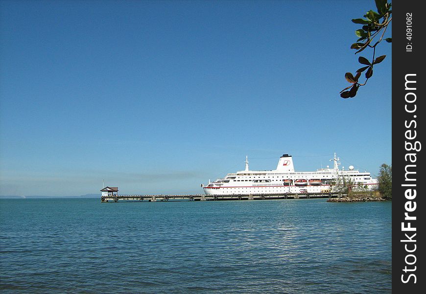 Kampong Som Sea Port in Shihanouk Ville.