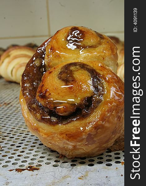 Photograph of danish bread at pastry