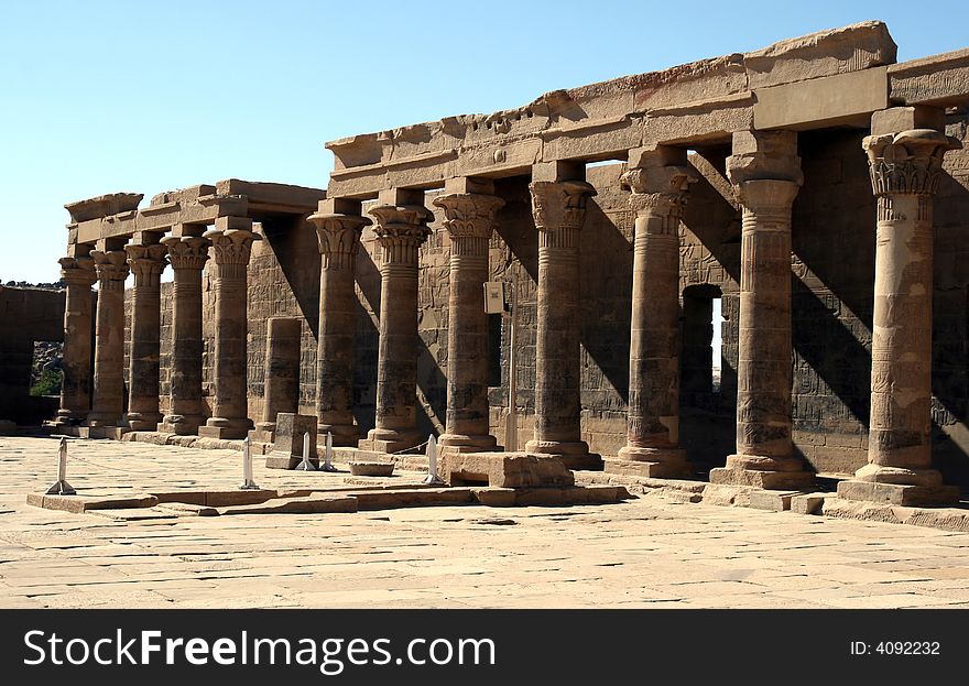 Temple of Philae in Egypt. Temple of Philae in Egypt.