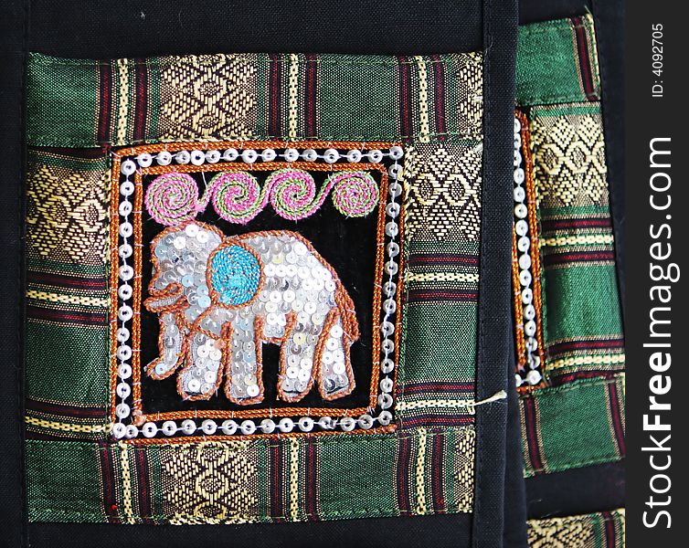 Intricate Thai handmade elephant craft - travel and tourism. Intricate Thai handmade elephant craft - travel and tourism.