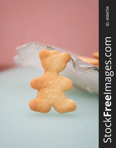 Cookies in the form of a little bear. Cookies in the form of a little bear