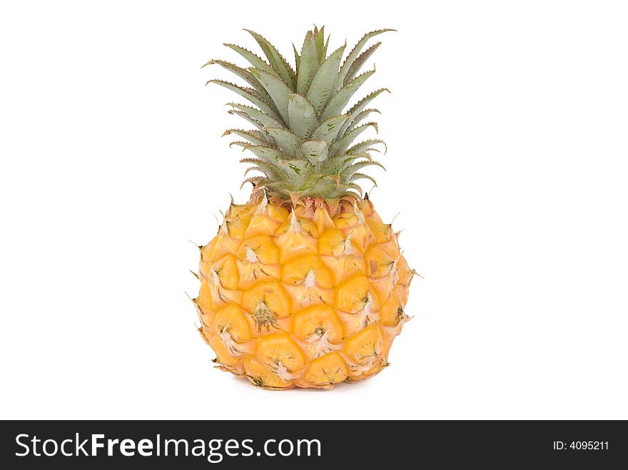 Pineapple on a white background. Pineapple on a white background.