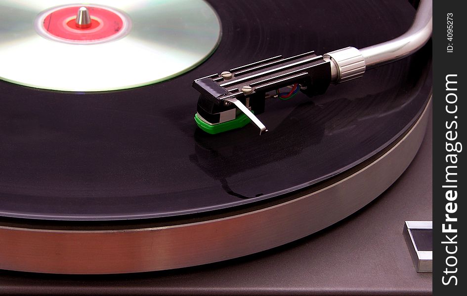 Record Player With CD