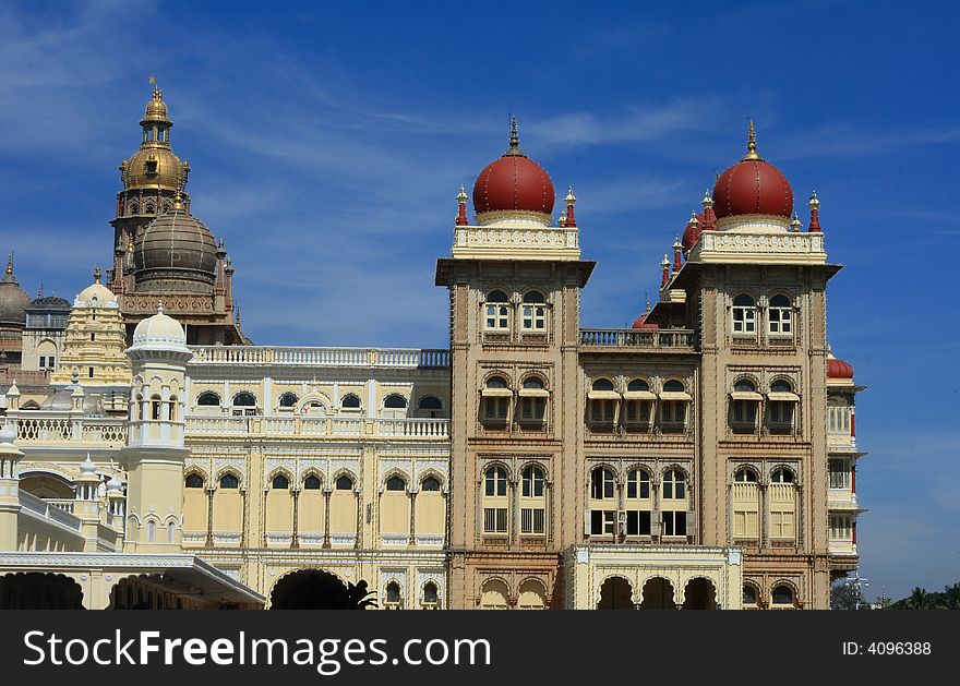 A beautifully structured architectural marvel of royal palace at mysore. A beautifully structured architectural marvel of royal palace at mysore.