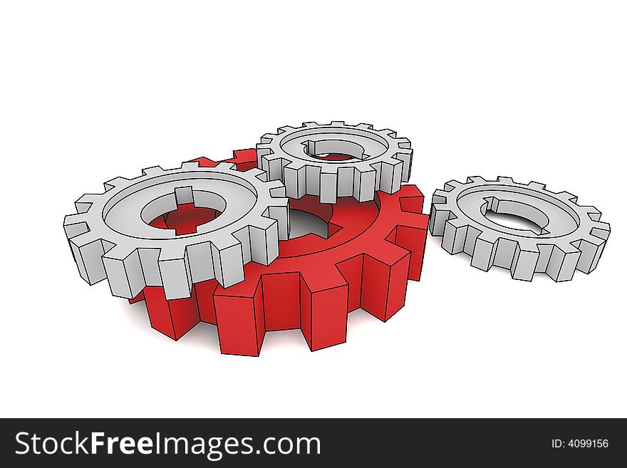 Isolated cogwheels