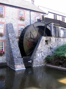 Old English Water Wheel Stock Photo Old English Water Wheel Stock Photo