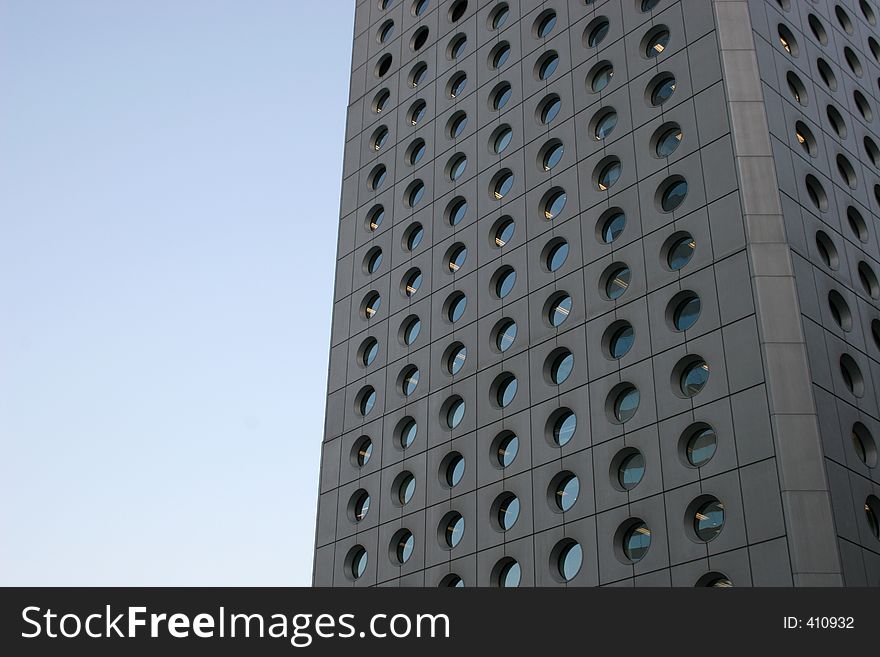 View of a skyscraper/office building in Central, Hong Kong. View of a skyscraper/office building in Central, Hong Kong.