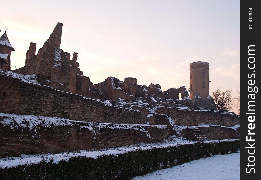 Ruins of Dracula's castle in Targoviste. Ruins of Dracula's castle in Targoviste.