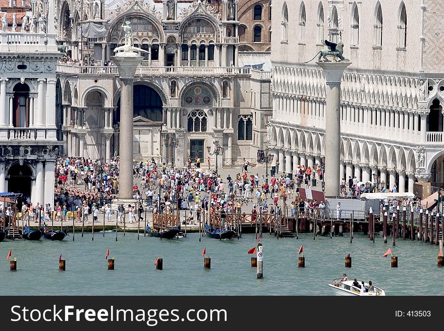 Ancient, boat, building, canal, church, dome, famous, historic, italy, scenic, tourism, venice, water. Ancient, boat, building, canal, church, dome, famous, historic, italy, scenic, tourism, venice, water