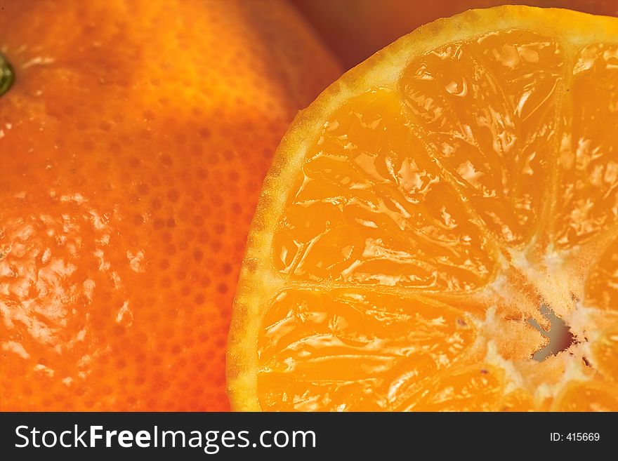 Tangerines close-up. Tangerines close-up