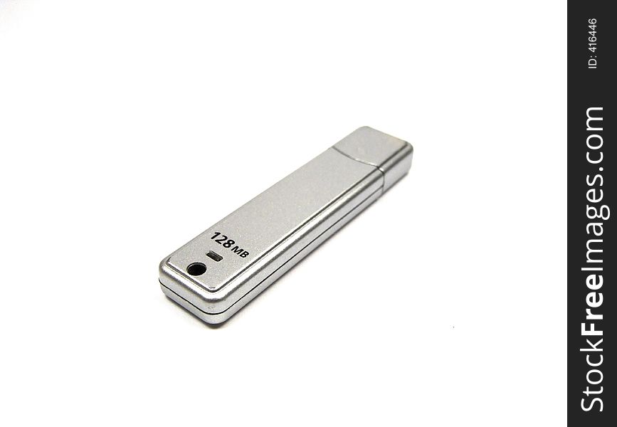 Isolated pen drive on white