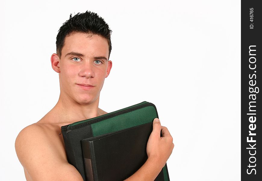 Young Businessman With Files