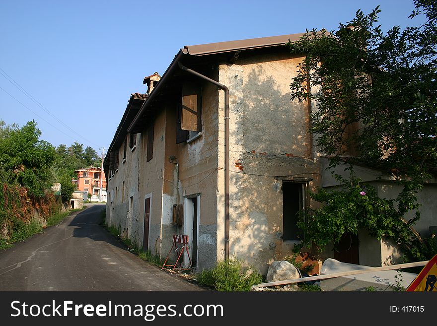 Old derelict house in Northern Italy. Old derelict house in Northern Italy